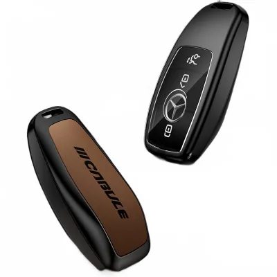 Zinc Alloy Car Key Fob Cover Case Protector Compatible with Mercedes Benz GLC E B GLE GLA Class Series Zinc Alloy Car Key Fob Cover Case Protector Compatible with Mercedes Benz GLC E B GLE GLA Class Series