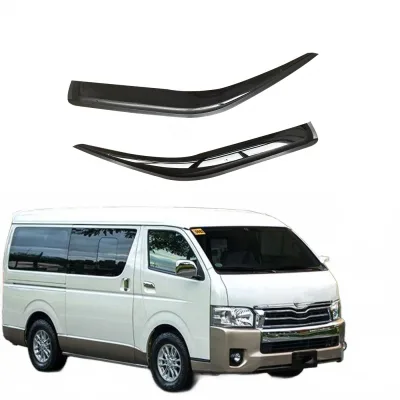 Window Visor Rain Guard and Side View Mirror Rain Eyebrow Set for Toyota Hiace H200 H300 Window Visor Rain Guard and Side View Mirror Rain Eyebrow Set for Toyota Hiace H200 H300