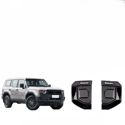 Matte Black Fender Side Vent Trim Garnish for Toyota Land Cruiser 250 Prado 2024 Exterior Decoration Matte Black Fender Side Vent Trim Garnish for Toyota Land Cruiser 250 Prado 2024 Exterior Decoration