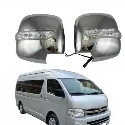 LED Wing Mirror Cover Caps with Signal Light for Toyota Hiace 200 Series 2008-2018 LED Wing Mirror Cover Caps with Signal Light for Toyota Hiace 200 Series 2008-2018