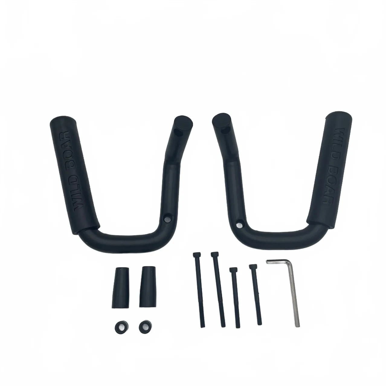 Front Steel Grab Handles Black Interior Assist Grips for 2013-2024 BAIC BJ40 BJ40P, Pair