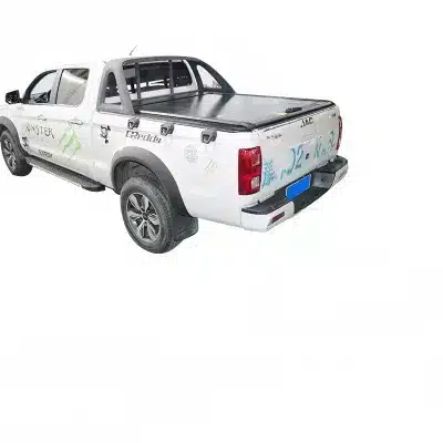 Manual Aluminum Alloy Retractable Roller Shutter Tonneau Cover with Metal Security Lock for Pickup Truck Beds Manual Aluminum Alloy Retractable Roller Shutter Tonneau Cover with Metal Security Lock for Pickup Truck Beds