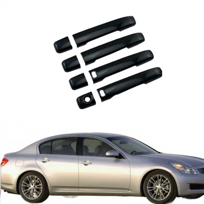 Gloss Black Exterior Door Handle Cover Trim Kit for Infiniti G25 G35 G37 2008-2013 Gloss Black Exterior Door Handle Cover Trim Kit for Infiniti G25 G35 G37 2008-2013