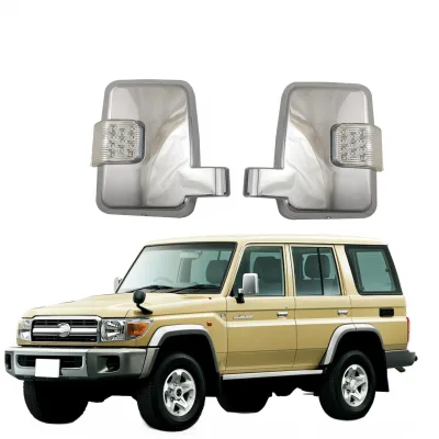 LED Wing Mirror Cover Caps with Signal Indicators for Toyota Land Cruiser FJ70 FJ79 Accessories LED Wing Mirror Cover Caps with Signal Indicators for Toyota Land Cruiser FJ70 FJ79 Accessories