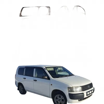 Chrome Exterior Rearview Mirror Cover Set for Toyota Probox 2004-2014, ABS Trim Protection Accessories Chrome Exterior Rearview Mirror Cover Set for Toyota Probox 2004-2014, ABS Trim Protection Accessories
