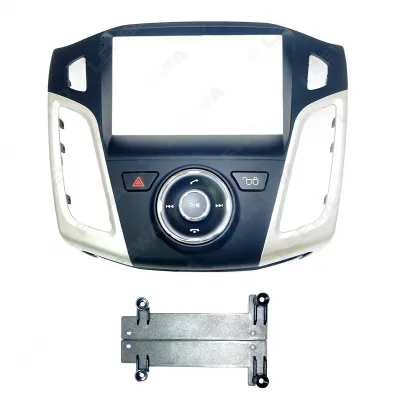 9 Inch Android Dash Navigation Facia Frame with Physical Buttons for Ford Focus 2012-2018 9 Inch Android Dash Navigation Facia Frame with Physical Buttons for Ford Focus 2012-2018
