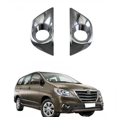 Chrome Plated ABS Fog Light Cover Trim Set for Toyota Innova Kijang 2011-2014 Chrome Plated ABS Fog Light Cover Trim Set for Toyota Innova Kijang 2011-2014