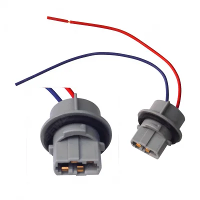 T20 7440 W21W W3X16D LED Turn Signal Male Connector Base Adapter Extension Harness T20 7440 W21W W3X16D LED Turn Signal Male Connector Base Adapter Extension Harness