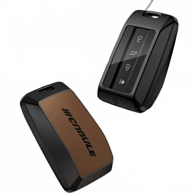 Zinc Alloy and Leather Remote Car Key Fob Cover Case with Keychain for TANK 300 Models Zinc Alloy and Leather Remote Car Key Fob Cover Case with Keychain for TANK 300 Models