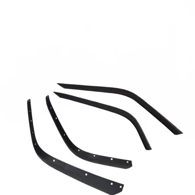 Widened High-Clearance Fender Flare Extensions for 2018-2024 Jeep Wrangler JL & Gladiator JT, 4cm Wide, 4-Piece Set Widened High-Clearance Fender Flare Extensions for 2018-2024 Jeep Wrangler JL & Gladiator JT, 4cm Wide, 4-Piece Set