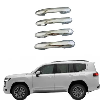 Exterior Door Handle Cover Protector Trim Compatible with Land Cruiser LC300 2021-2025 Exterior Door Handle Cover Protector Trim Compatible with Land Cruiser LC300 2021-2025