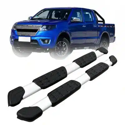 Heavy-Duty Steel Side Step Running Boards Nerf Bars for Huanghai N1 N2 N3 Pickup Trucks Heavy-Duty Steel Side Step Running Boards Nerf Bars for Huanghai N1 N2 N3 Pickup Trucks