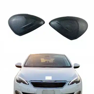 Carbon Fiber Style Rearview Mirror Covers for Peugeot 2008 308 308S 408 508 (2012-2015) Pair Left and Right Carbon Fiber Style Rearview Mirror Covers for Peugeot 2008 308 308S 408 508 (2012-2015) Pair Left and Right