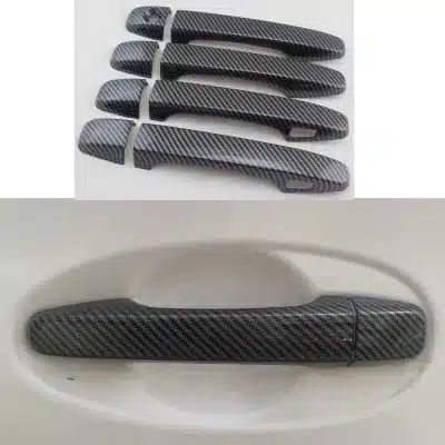 Carbon Fiber Style Door Handle Covers for Prius ZVW30 2010-2015 Exterior Protection Trim Carbon Fiber Style Door Handle Covers for Prius ZVW30 2010-2015 Exterior Protection Trim