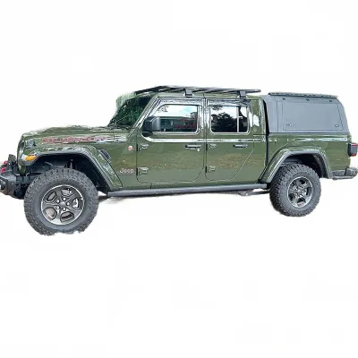 Hard Tri-Fold Truck Bed Tonneau Cover Matte Finish for Jeep Gladiator Pickup Hard Tri-Fold Truck Bed Tonneau Cover Matte Finish for Jeep Gladiator Pickup