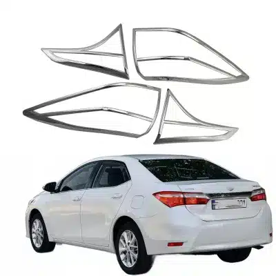 Rear Tail Light Guard Trim Cover ABS Chrome Exterior Decoration for Corolla 2014 Rear Tail Light Guard Trim Cover ABS Chrome Exterior Decoration for Corolla 2014