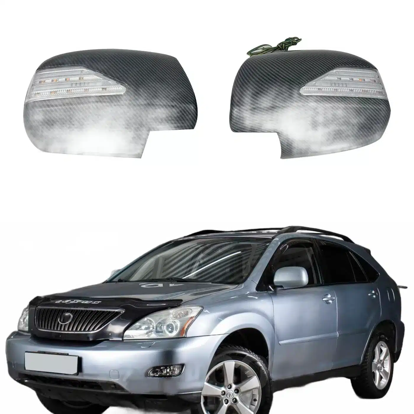 LED Wing Mirror Cover with Signal Light for Lexus RX330 RX350 2002-2008
