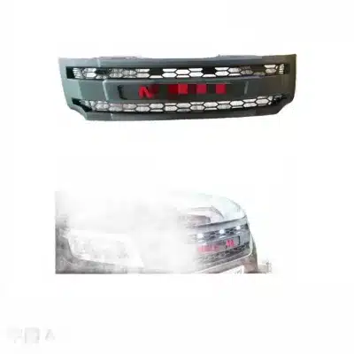 Front Bumper Grille Insert ABS Matte Black Mesh Mesh Grill Compatible with Nissan Navara NP300 2015-2019 Front Bumper Grille Insert ABS Matte Black Mesh Mesh Grill Compatible with Nissan Navara NP300 2015-2019