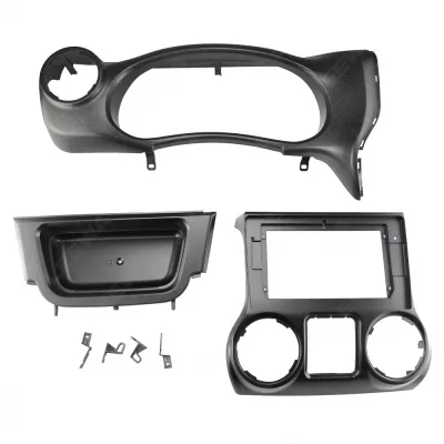 10.1 Inch Car Radio Stereo Fascia Frame Dashboard Installation Kit for Jeep Wrangler 2015-2017 10.1 Inch Car Radio Stereo Fascia Frame Dashboard Installation Kit for Jeep Wrangler 2015-2017
