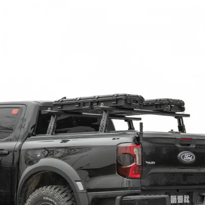 Rear Trunk Extension Roll Bar Rack for 2023-2024 Ford Ranger Sport Bar Cargo Upgrade Rear Trunk Extension Roll Bar Rack for 2023-2024 Ford Ranger Sport Bar Cargo Upgrade