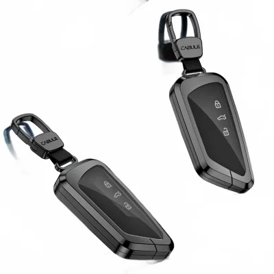 Full Protection Aluminum Alloy Key Fob Cover for VW Volkswagen Golf 8