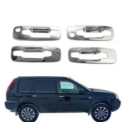Chrome Exterior Door Handle Bowl Cover Trim for Nissan X-Trail T30 2002-2006 Chrome Exterior Door Handle Bowl Cover Trim for Nissan X-Trail T30 2002-2006
