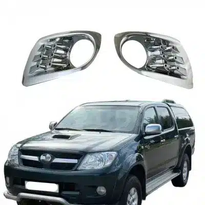 Chrome Fog Light Covers Electroplated Trim Bezel Frames for Toyota Hilux Vigo 2005-2008 Chrome Fog Light Covers Electroplated Trim Bezel Frames for Toyota Hilux Vigo 2005-2008