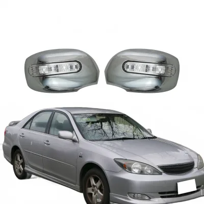 Side Mirror Cover with Signal Light for 2002-2006 Toyota Camry XV30 Rear View Mirror Cap Side Mirror Cover with Signal Light for 2002-2006 Toyota Camry XV30 Rear View Mirror Cap