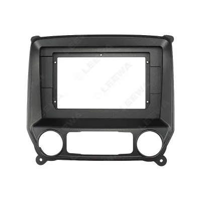 10.1 Inch Android Double Din Stereo Dash Kit Trim Facia for 2014 Chevrolet Silverado Radio Fascia Panel