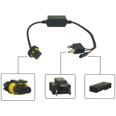 H4 9003 HB2 Relay Harness Controller 9-36V Single Bulb High/Low Beam HID Xenon Wiring Adapter H4 9003 HB2 Relay Harness Controller 9-36V Single Bulb High/Low Beam HID Xenon Wiring Adapter