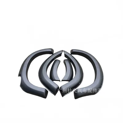 Matte Black Fender Flares with Decorative Bolts for Isuzu D-Max 2016-2019 Wheel Arch Extension Kit Matte Black Fender Flares with Decorative Bolts for Isuzu D-Max 2016-2019 Wheel Arch Extension Kit
