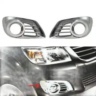 Front Fog Light Cover Trim ABS Chrome Exterior Protection for Toyota Hilux Vigo 2012-2014 Front Fog Light Cover Trim ABS Chrome Exterior Protection for Toyota Hilux Vigo 2012-2014
