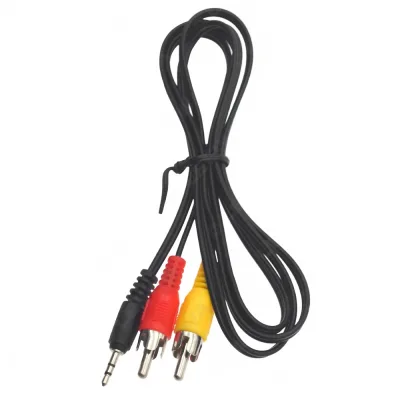 2.5mm to 2-RCA Male Stereo Audio Video Adapter Cable for Universal Car Entertainment Systems 1m/3.3ft 2.5mm to 2-RCA Male Stereo Audio Video Adapter Cable for Universal Car Entertainment Systems 1m/3.3ft