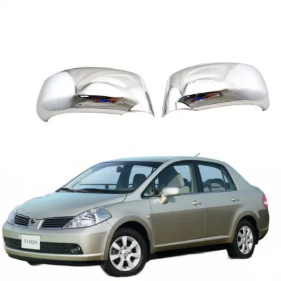 Rearview Mirror Cover Housing Frame Trim for Nissan Tiida 2006-2011 Left and Right Side Rearview Mirror Cover Housing Frame Trim for Nissan Tiida 2006-2011 Left and Right Side