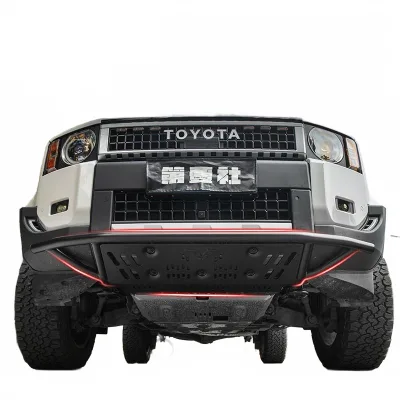 Off-Road Front Bumper Guard Push Bar with Skid Plate for Toyota Land Cruiser Prado LC250 2024