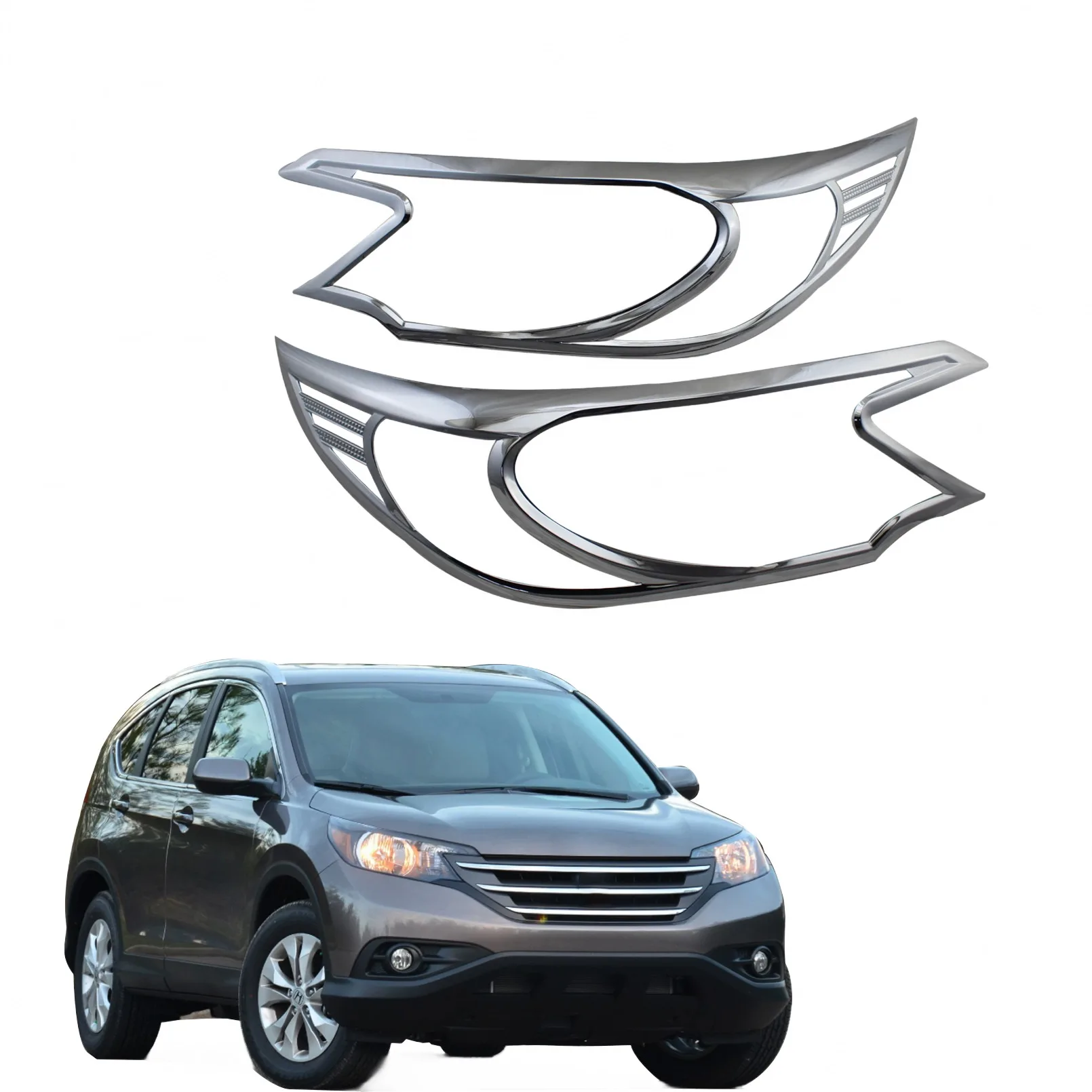 Front Headlight Cover Trim for 2012 Honda CR-V External Decoration Frame