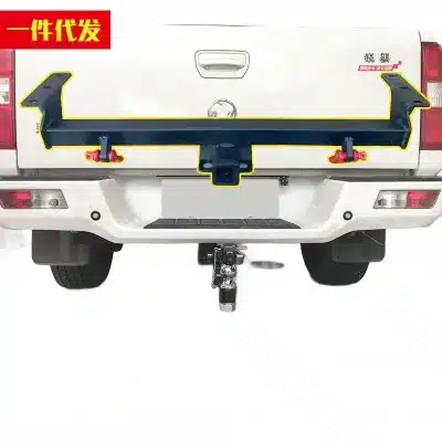 Heavy Duty Steel Rear Tow Bar Hitch with D-Rings Compatibility for Dongfeng Rich 6 and Rich 7 Pickup Trucks