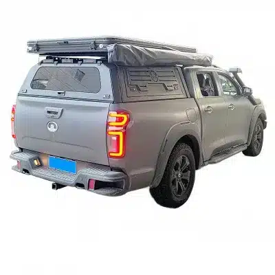 Heavy Duty Manganese Steel Pickup Truck Bed Canopy Tri-Fold Rear Cargo Box Cover for GWM Poer Cannon Off-Road Edition Heavy Duty Manganese Steel Pickup Truck Bed Canopy Tri-Fold Rear Cargo Box Cover for GWM Poer Cannon Off-Road Edition
