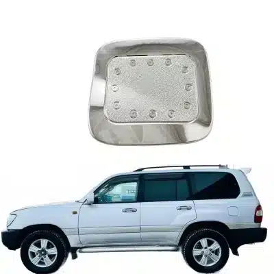 Fuel Tank Gas Cap Cover Chrome Plated Decorative Trim for Land Cruiser 4700 FJ100 2007 Fuel Tank Gas Cap Cover Chrome Plated Decorative Trim for Land Cruiser 4700 FJ100 2007
