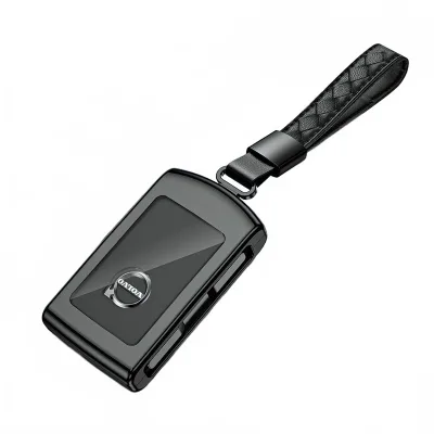 Genuine Leather Car Key Fob Cover Case Protector for Volvo XC60 S90 S60 XC90 V60 V90 Genuine Leather Car Key Fob Cover Case Protector for Volvo XC60 S90 S60 XC90 V60 V90