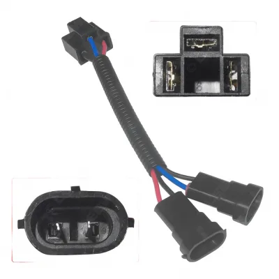 H4 to H11 Headlight Extension Socket Adapter Connector Wire Harness for Car LED Fog Light conversion