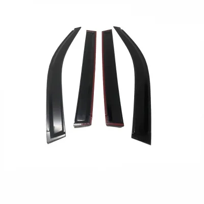 Injection Molded Thickened Window Deflectors Rain Guards for Toyota Land Cruiser LC200 Injection Molded Thickened Window Deflectors Rain Guards for Toyota Land Cruiser LC200
