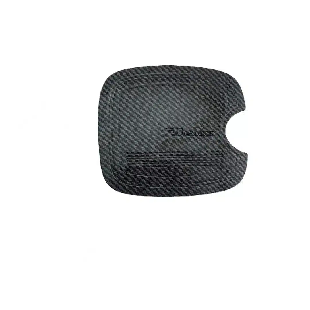 Carbon Fiber Texture Fuel Tank Cover Gas Cap Cover Trim for 2007-2021 Toyota FJ Cruiser
