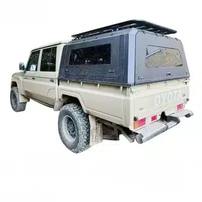 Heavy Duty Steel Truck Bed Canopy with Three Opening Doors for Toyota Land Cruiser LC79 Pickup Heavy Duty Steel Truck Bed Canopy with Three Opening Doors for Toyota Land Cruiser LC79 Pickup