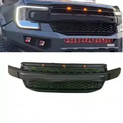 Front Bumper Grille Grille Guard Raptor Style Mesh Cover for Ford Ranger T9 2023 Front Bumper Grille Grille Guard Raptor Style Mesh Cover for Ford Ranger T9 2023