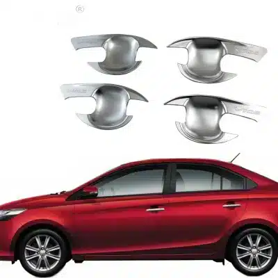 Chrome Exterior Door Handle Bowl Protector Covers for Toyota Vios 2014 Wings Style Chrome Exterior Door Handle Bowl Protector Covers for Toyota Vios 2014 Wings Style