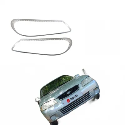 Front Headlight Cover Trim for Nissan Sunny Sentra N16 2002-2005 Protective Head Lamp Frame Decoration Accessories Front Headlight Cover Trim for Nissan Sunny Sentra N16 2002-2005 Protective Head Lamp Frame Decoration Accessories