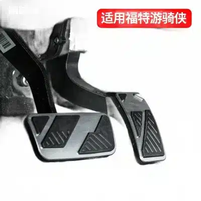 Non-Slip Accelerator and Brake Pedal Covers for Ford Ranger, Thickened Aluminum Alloy Foot Pedals