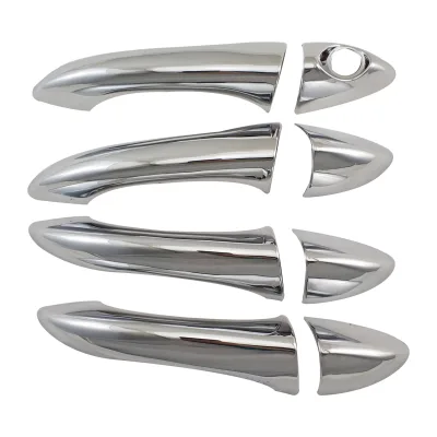Chrome Exterior Door Handle Trims for BMW X5 E53 2000-2005, Electroplated Finish Set Chrome Exterior Door Handle Trims for BMW X5 E53 2000-2005, Electroplated Finish Set