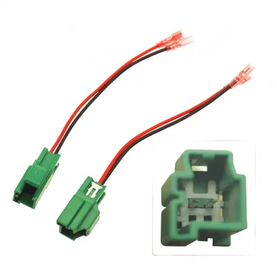 2-Pin Car Speaker Wiring Harness Adapter for Ford Fiesta Audio System Connector Plug Cable 2-Pin Car Speaker Wiring Harness Adapter for Ford Fiesta Audio System Connector Plug Cable